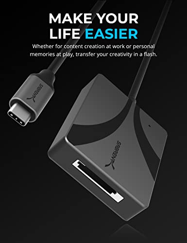 SABRENT Card Reader USB C, CF Express Type A Card Reader, USB Type C Memory Card Reader, 10Gbps (CR-CFXA) - Image 2
