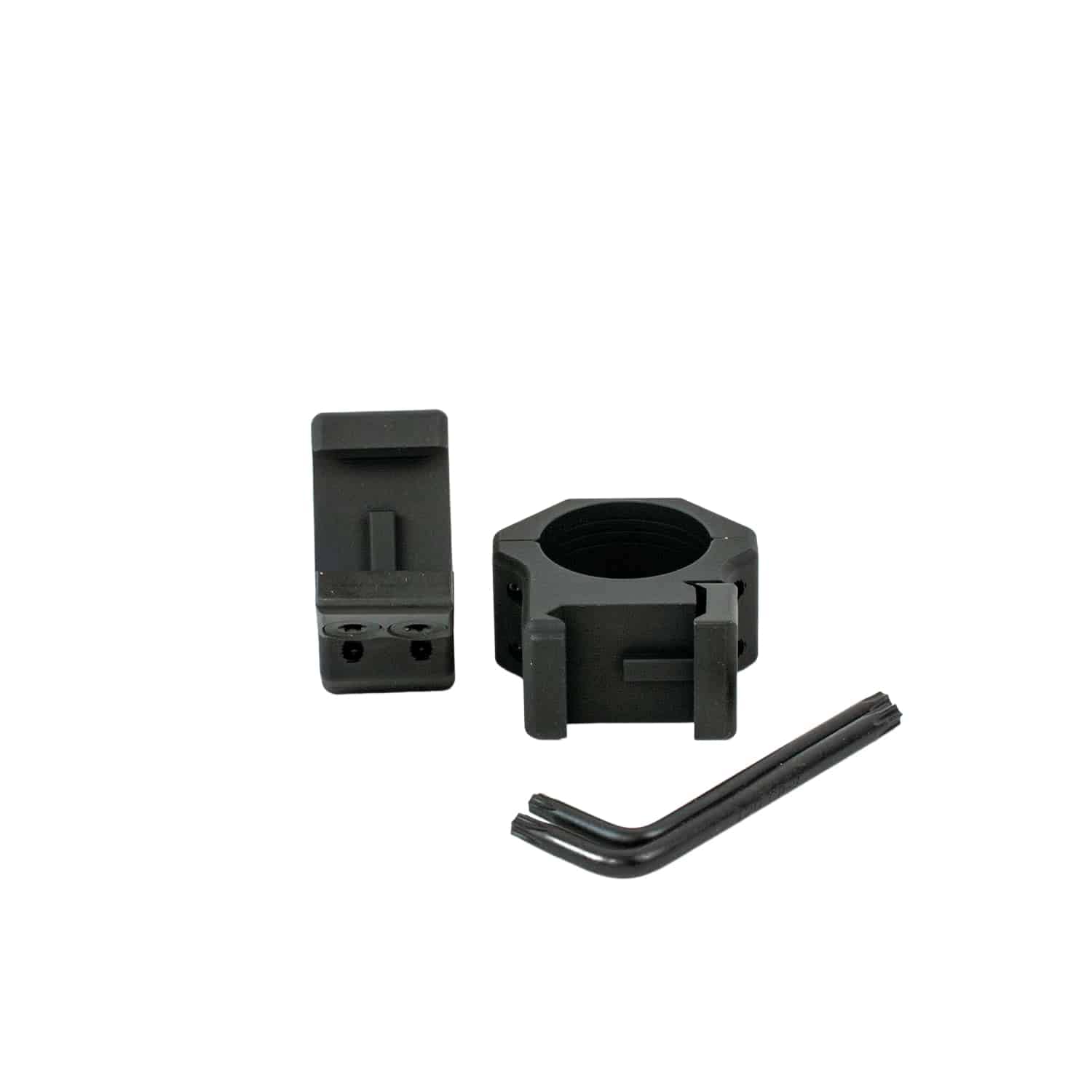 Aluminium Zielfernrohr-Montage passend für Weaver Rail für Ø 25,4mm, 30mm, 34mm, 36mm mit Bauteilhöhe 8mm, 12mm, 19mm