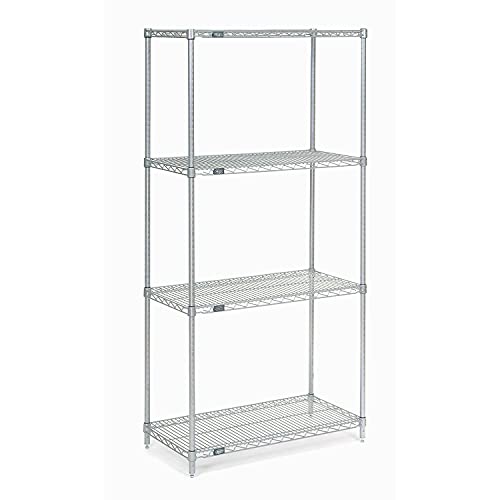 Nexel Wire Shelving, Poly-Z-Brite, 36