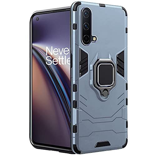 TheGiftKart Back Cover for OnePlus Nord CE 5G (Poly Carbonate, Polymer | Greyish Blue)