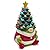 Hexagram Ceramic Christmas Tree Lighted, Green Gnome Christmas Decorations Indoor Christmas Tree Decor, Mantle Table Decor Christmas Centerpieces, Christmas Gnome Gifts for Women Men Kids
