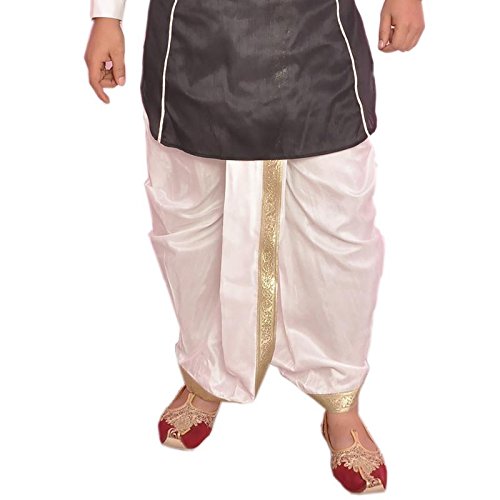 Uri and MacKenzie Ethnic Dupion Silk Dhoti Pant Only