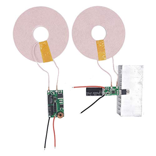 Taidacent 7-30mm 24-32V Input 24V4A Output 100W High Power Long Distance Wireless Inductive Coil Wireless Inductive Modules Wireless Transmitter and Reveiver Wireless Charging Power Supply3