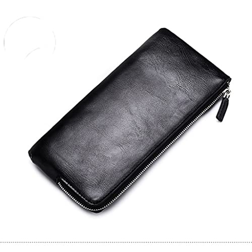 Portafoglio da da Porta passaporto di lusso dal design da casual alla moda uomo lungo pelle