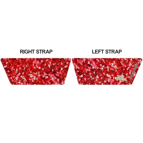 Popfunk Wizard of Oz Ruby Slippers Unisex Adult Slides Adjustable Flip Flop Sandals Officially Licensed Hypd Slydr Switch™2