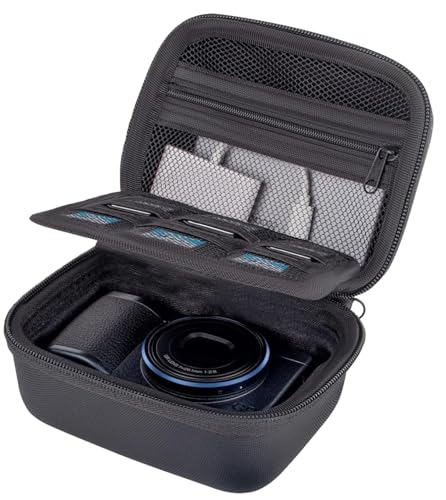 Estuche rígido para cámara portátil Reibi color negro