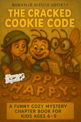 Bugville Sleuth Society The Cracked Cookie Code: A Funny Cozy Mystery Chapter Book for Kids Ages 6–9 (Bugville Sleuth Society: Funny Cozy Mystery Chapter Books for Kids Ages 6-9)