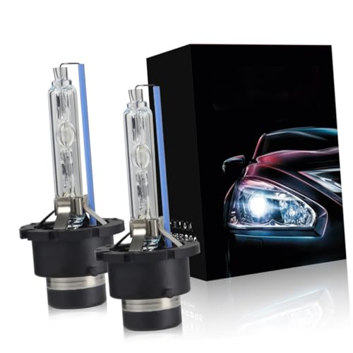 STOBAZA Luz De Xenón Para Coche 8000k Faro De Repuesto Bombilla Automóvil Alta Intensidad Carretera Noche