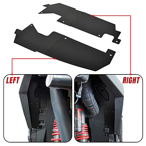 Image of Mudguard Lower Door Valance for Polaris RZR PRO XP 20-24, Rear Wheel Well Block Offs Rear Splash Guard Fender for Polaris RZR PRO XP 2020-2024 Accessories (4PCS)