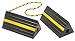 BUNKERWALL Industrial Rubber Wheel Chock Blocks with Rope 9.6" Wide, 5" High BW3431