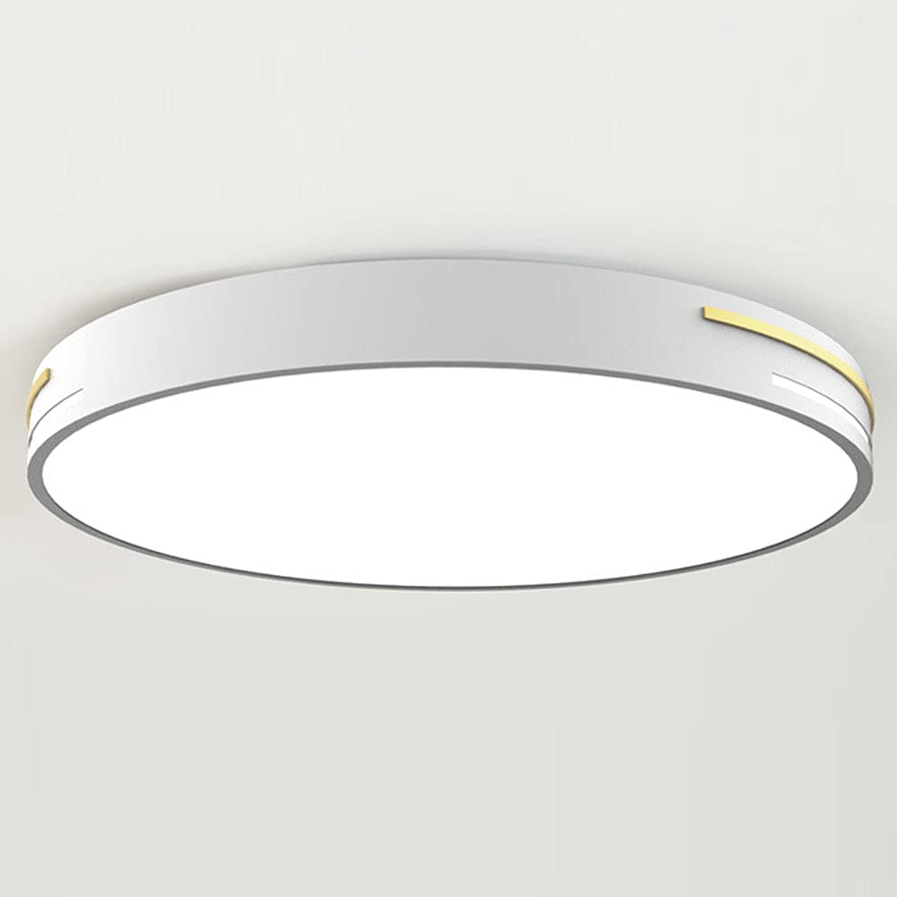 Plafonnier encastré LED 50cm plat et luminaire 3 couleurs pour bureau et cuisine