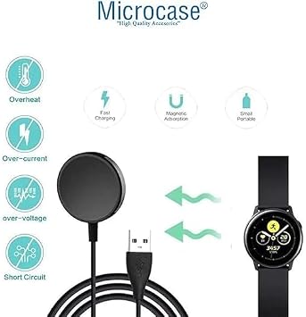 Microcase Samsung Galaxy Watch 7 ile uyumlu Manyetik Şarj Kablosu -AL2414