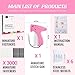 Stitch Gun for Clothes Comes with 6 Fine Needles, 3000 Pcs Micro Fasteners(1500 White & 1500 Black),Stitch Gun Speedy Clothing Fixer, Quick Clothing Fixer
