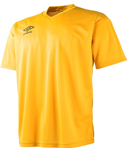 [アンブロ] Tシャツ サッカー フットサル ワンポイント 半袖 吸汗速乾 ストレッチ メンズ 男女兼用 練習 部活 GYEL L