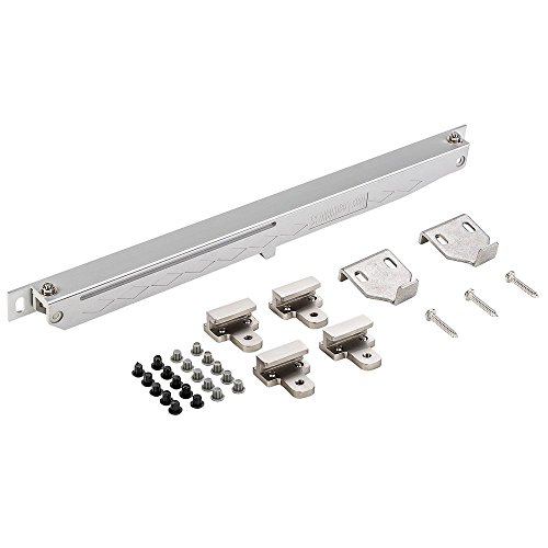 National Hardware N187-082 V1060 Sliding Door Hardware Soft Close in Satin Nickel