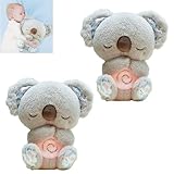 Generic Relief Koala Breathing Stuffed Animal: Sleep Buddy Baby Sound Machine Soother Koala Bear - Anxiety Relief Koala Plush Breathing with Sensory Music Lights Rhythmic Breathing Motion