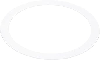 PATIKIL Goof Rings For 6 Inch Recessed Can Lighting Down Light 3 Pcs Metal Goof Trim Rings Cover Outer Diameter 10 Inch Inner Diameter 6 29 Inch Matte Finish White Flush Mount