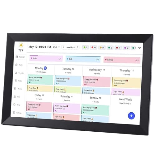 SPYMINNPOO Calendario Digital Inteligente, Planificador de Pared con Pantalla Táctil HD 1080P de 15,6 Pulgadas, con Aplicación, Sincronización WiFi y Memoria de 32G (1)