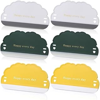 Small Silicone Squeegee,Shower Squeegee Mini Glass Wiper Mirror Wiper for Shower Doors, Windows, Mirrors, Kitchen Countertop(Pack of 6)