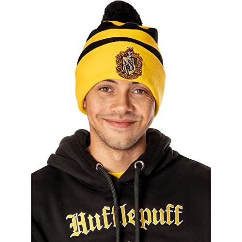 CID Official Harry Potter Hufflepuff Beanie Yellow, One Size