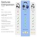 Passanger Aviation Headset Headphone NRR 24dB Noise Cancelling Microphone for PPL Traning Students,Hobby Pilots,Flight Club Members,Flying Enthusiasts,Avionics Technicians,Ground mechanics etc.(Blue)