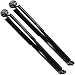 Detroit Axle - Struts Shocks for Chevy Trailblazer EXT SSR GMC Envoy XL XUV Buick Rainier Saab 9-7x Isuzu Ascender 2 Front Struts w/Coil Springs 2 Rear Shock Absorbers Replacement Suspension Kit
