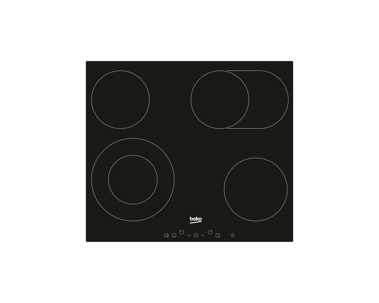 Beko HIC 64403 T encastrable à induction Noir plan cuisson