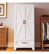 Washsemba - clóset de almacenamiento de metal de 71 pulgadas con barra colgante y estantes ajustables, Dr...