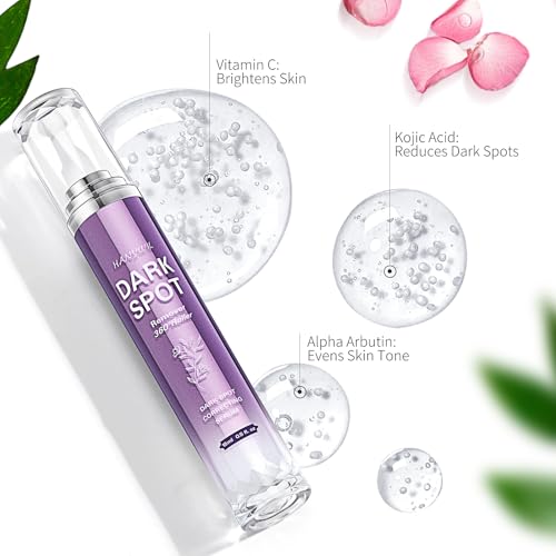 Hanywil Dark Spot Remover For Face, Dark Spot Corrector For Age Spot Sun Spot Freckles Brown Spot, Melasma Treatment For Face And Body, Skin Care Face Serum With Roller thumb #1