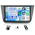 CAMECHO 4+64G 9 Zoll Navi Autoradio für Seat Altea 2004-2015 Toledo 2004-2009, Android 15 Radio mit GPS WiFi Wireless Carplay Android Auto FM RDS Mirror Link, HD Touchscreen +Rückfahrkamera CAMECHO 4+64G 9 Zoll Navi Autoradio für Seat Altea 2004-2015 Toledo 2004-2009, Android 15 Radio mit GPS WiFi Wireless Carplay Android Auto FM RDS Mirror Link, HD Touchscreen +Rückfahrkamera