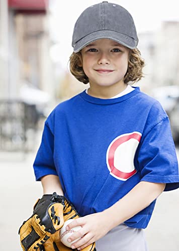 Eohak Kids Distresed-Washed Baseball Hat Infant Toddler Baby Boy Girl Hats Distresed For 2-8 Years Light Grey #TOP4