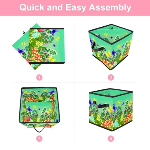 Cube de rangement pliable solution placard encombré pour ranger vêtements et jouets - 6