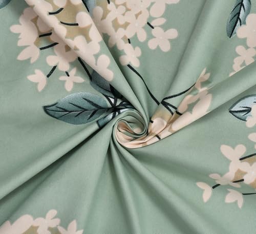 Image of Vaini Premium Heavy Cotton Flat Bedsheets with 2 King Size Pillow Covers || Double Bed 350 TC || 90 x 100 Inch King Size Flat || :- Pista Green
