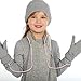Kisangel Lost Glove Holder Lanyard Mittens Rope for Winter Durable Neck Strap to Prevent Lost Gloves for Boys and Fits All