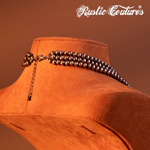 Image of Montana West Rustic Couture's Western Jewelry Set for Women Cowgirl Vintage Western Necklace Earring