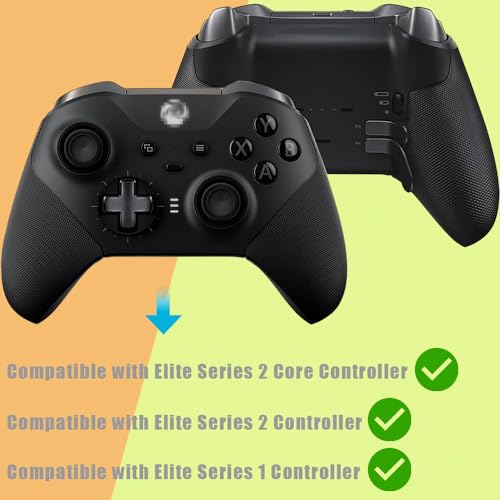 Image of Controller Paddles with D Pad for Elite, Replacement OEM Metal Stainless Steel for Xbox Elite Series 1 2 and Core Controller, Comes with Screwdriver Set