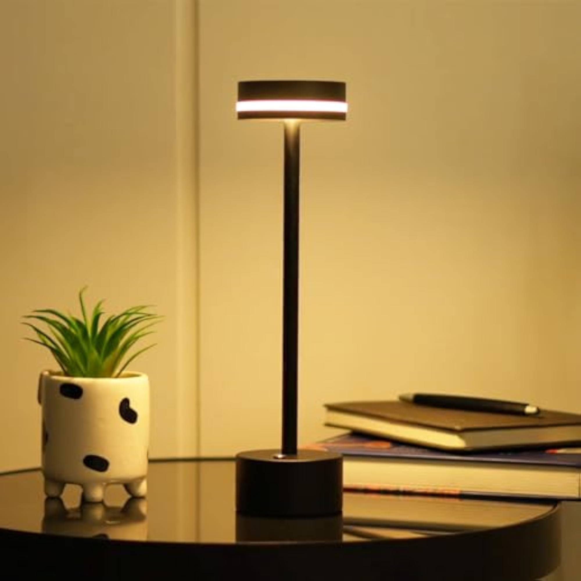 Lumina Wireless Iron LED Table Lamp with Rechargeable Battery