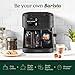 Cuisinart Coffee Center Barista Bar 4-in-1 Coffee Maker, Single-Serve Pods Compatible, Coffeemaker, Three Brewing Sizes, SS-4N1MBNAS, Black