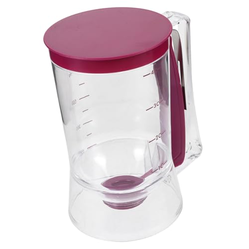 Cabilock Pancake Batter Dispenser Cupcake Waffle Easy to Clean Leak Design for Muffins Crepes and Baked Goods for Ergonomic Handle