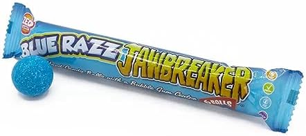 Blue Razz Jawbreaker - 24 (Box) Bubblegum Sweets
