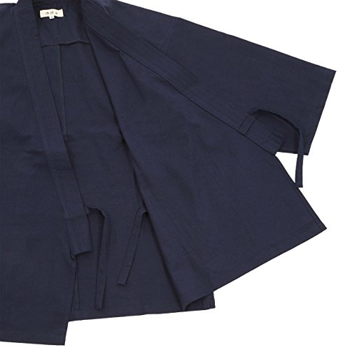 Edoten Men's Made in Japan Kimono Tumugi Samue2