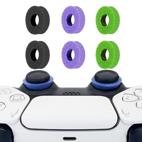 MYSTICHOME 6 Pack Precision Rings Aim Assist for PS5, for PS4, Compatible with Xbox Controllers...