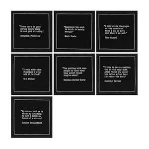   Five-Star-Napkins-Bar-Quotes-Black-Cotton-Cocktail-Napkins-Beverage-Napkins-Bar-Napkins-Cloth-Napkins-Party-Napkins-Events-Holidays-Weddings-Birthdays-Disposable-45-x-45-50x