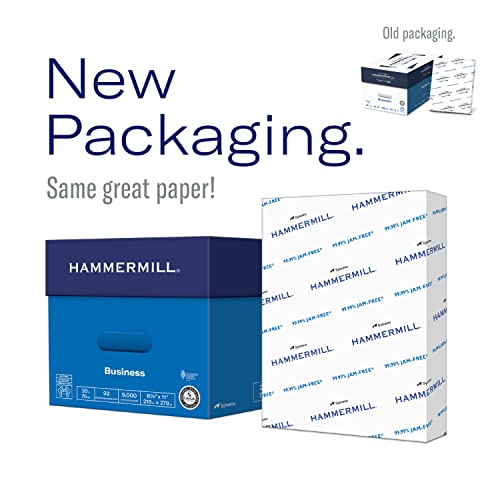 image for Hammermill Printer Paper, 20 lb Copy Paper, 8.5 x 14 - 10 Ream (5,000 