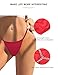 ohyeah G String Thongs for Women Black Plus Size Lace Thong Underwear Lace Cheeky Panties T-back Tangas Micro Thong 2 Pack