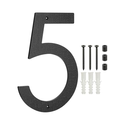 Numéro 5 extérieur de 12 pouces pour sublimer votre entrée