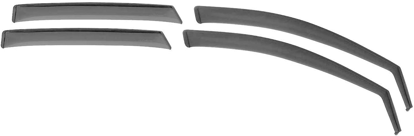 OMAC Window Visor Vent Rain Guard for Audi A3 Sedan Quattro e-tron 2015-2020 Smoke 4X