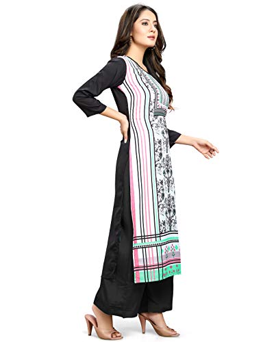 Image of Rajnandini Women's Crepe Regular Kurta