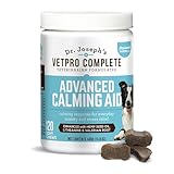 VetPro Advanced Calming Aid, Dog Anxiety Treats, Enhanced with Organic Hemp Seed Oil, Veterinarian Formulated Dog Calming Treats