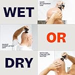 FlexSeries Electric Head & Body Hair Shaver - Mens Cordless Rechargeable Wet/Dry Skull Bald Head Back & Groin Waterproof Razor with Rotary Blades, Clippers, Nose Trimmer, Brush, Massager - Image 4